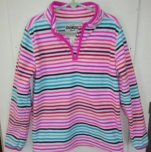 Girls Fleece Pullover sz 8 Osh Kosh